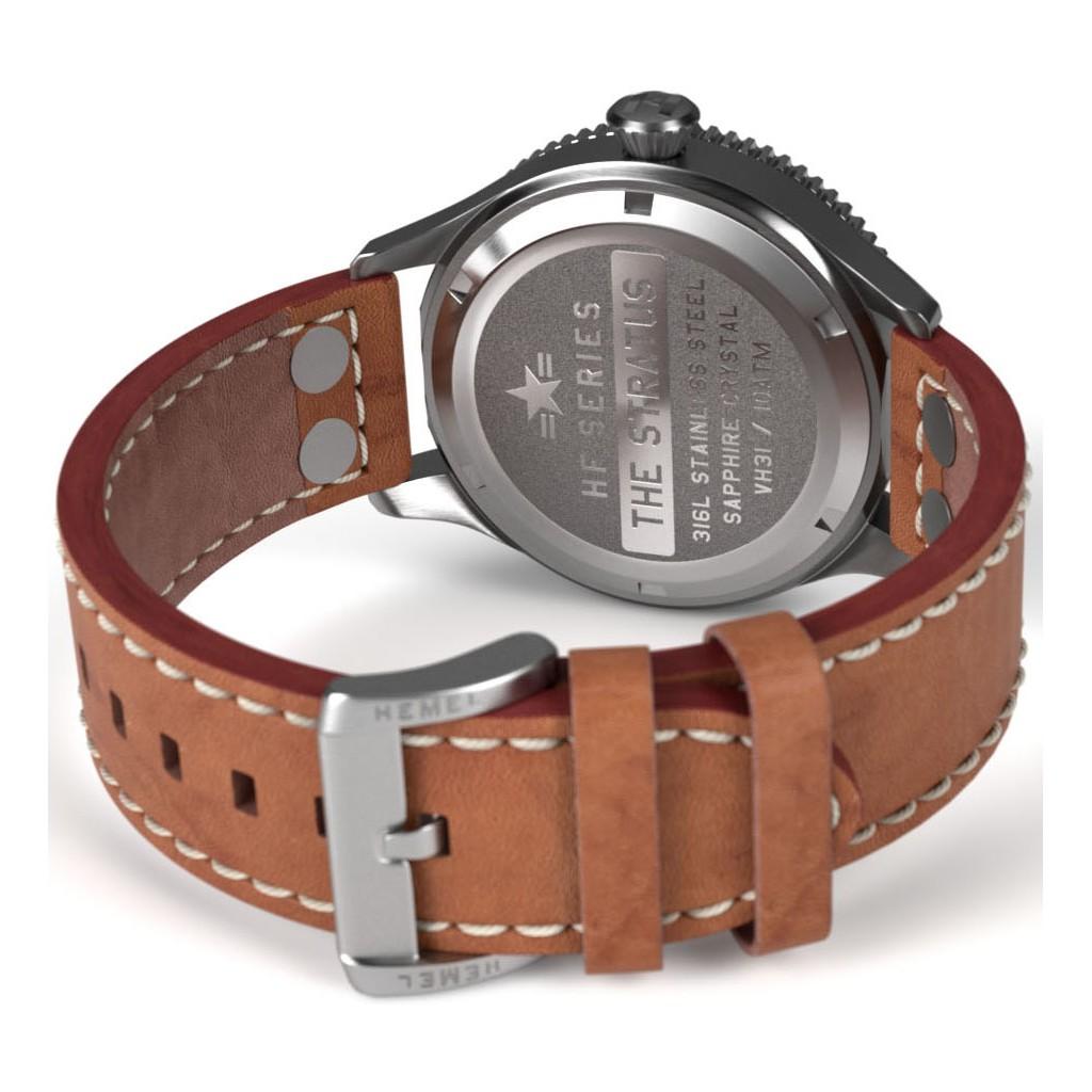 Hemel Stratus Matte Black With Super-LumiNova Dial Quartz HF6 100M Men's Watch