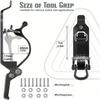 Car Roof Rack Shovel Mount Kits Quick Release Axe Fixing Kit Metal Rubber Clamp For Truck Boat Roof Rack Home Garage