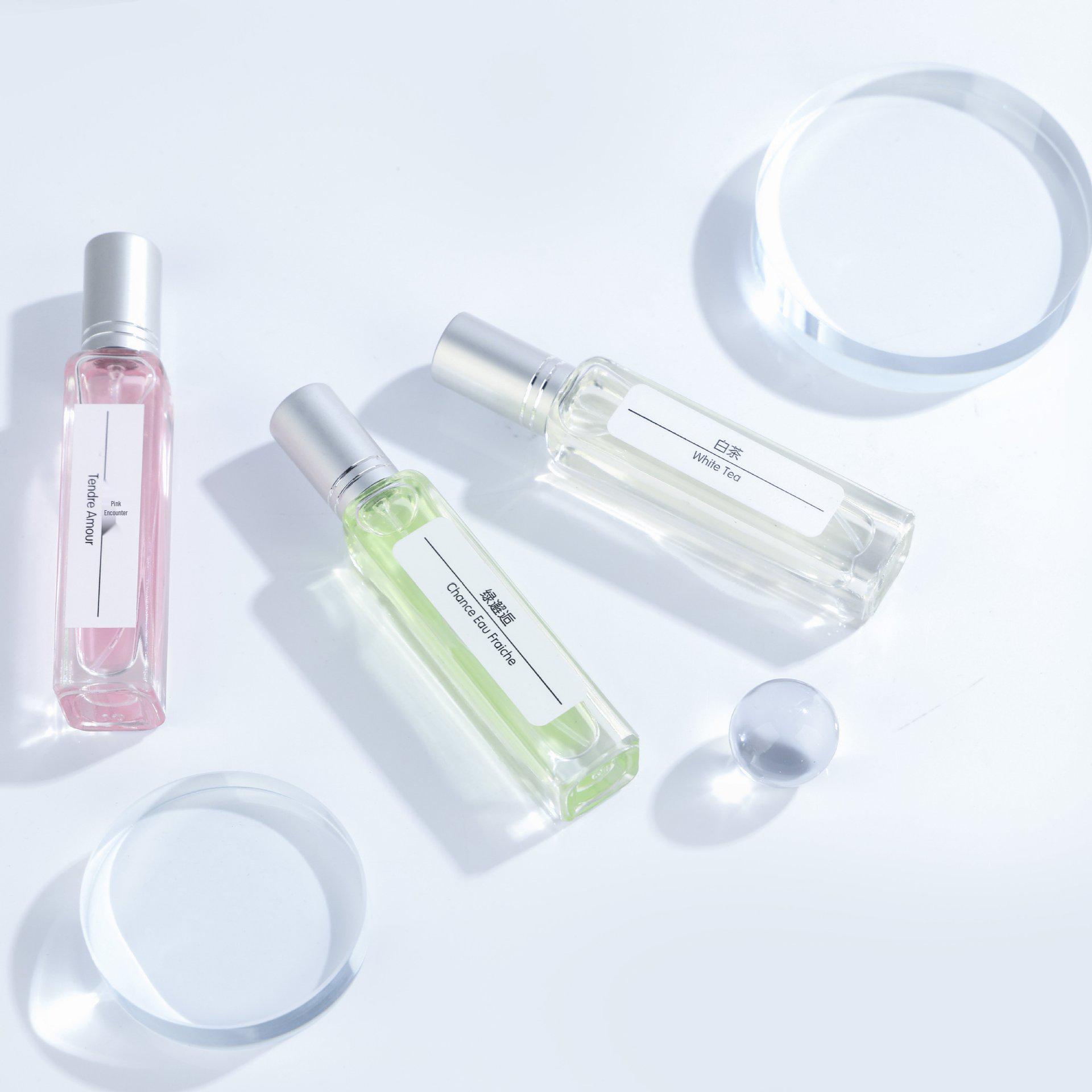 15ml Q Version Perfume Green Pink White Tea Light Long-lasting Scent - Perfect for Beginners White Tea 1150₽