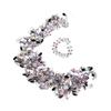 500pcs 8x13MM Drop Shaped Rhinestones Acrylic White AB DIY Rhinestones Flat Back Without Hole Clear Teardrop Rhinestones