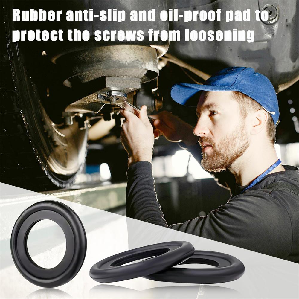 50x M12 Rubber Oil Drain Plug Gasket Washer Fits For 12616850 097-119