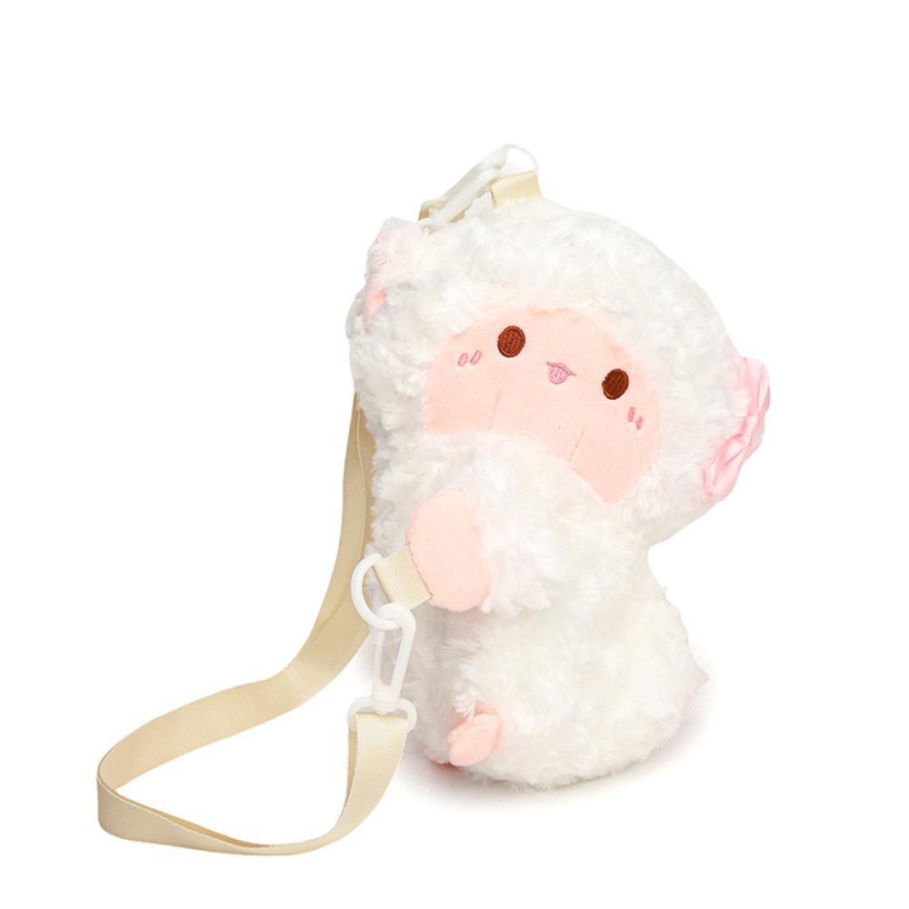 

Doll Puppy Crossbody Bag Plush Toy Animal Shoulder Bag Portable Children Backpack Gift Style 5