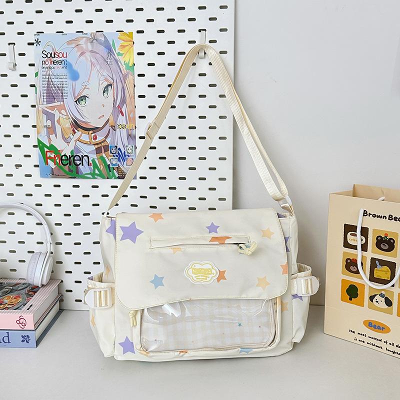 Cute Girl Y2k Crossbody Bag New Japanese Harajuku Sweet Ulzzang Ita Bag Daily Commuting Light Casual Women's Bag