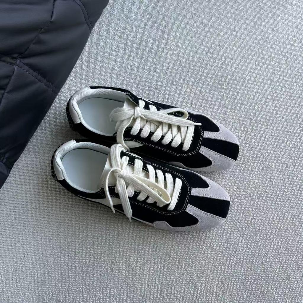 German Training Shoes Men'S Forrest Gump Shoes Commuter Retro Thin Sole Classic Round Head Casual Shoes Ultra Light British Style