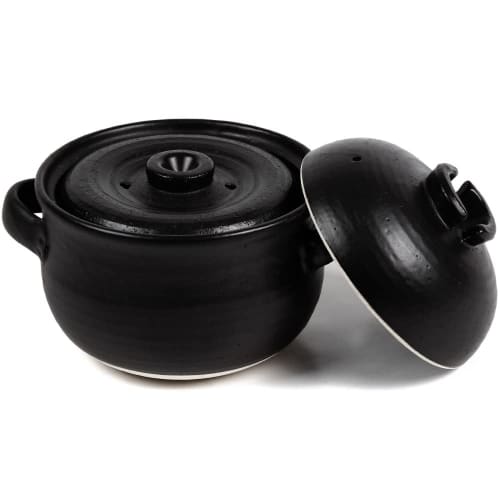 IWANO Rice Cooker, 3-Cup, "Ureshi-Cooked" - Made In Japan. Amazingly Fluffy Earthenware Rice. Rivaling the Traditional Inn Breakfast. Enjoy Rice Cooki