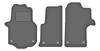 Velour Graphite Car Mats For: Mercedes Crafter II Delivery Van (2016-)