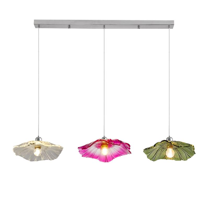 Dining Room Kitchen Nordic Glass Pendant Lamps Hanging Chandelier Ceiling Living Room Bedroom Indoor Decorative lights Fixture