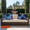 2D Cosmic Starry Night Pillow Covers For Home Pattern Cushion Cover Suitable For Sofa Bedroom Car Pillow Cover