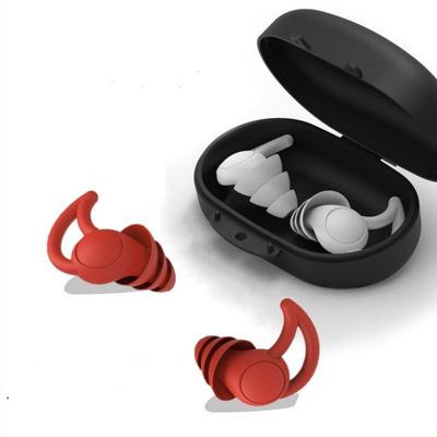 Silicone Sleeping Ear Plugs Sound Insulation Ear Protection Earplugs Anti-Noise Plugs for Travel Silicone Soft Noise Reduction