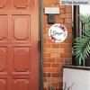 2D Flat Retro Aluminum Wall Stickers In Various Sizes. "Grazie" Watercolor Floral Thank-you Wall Hanging, with A Gentle and Fresh Style. A Perfect