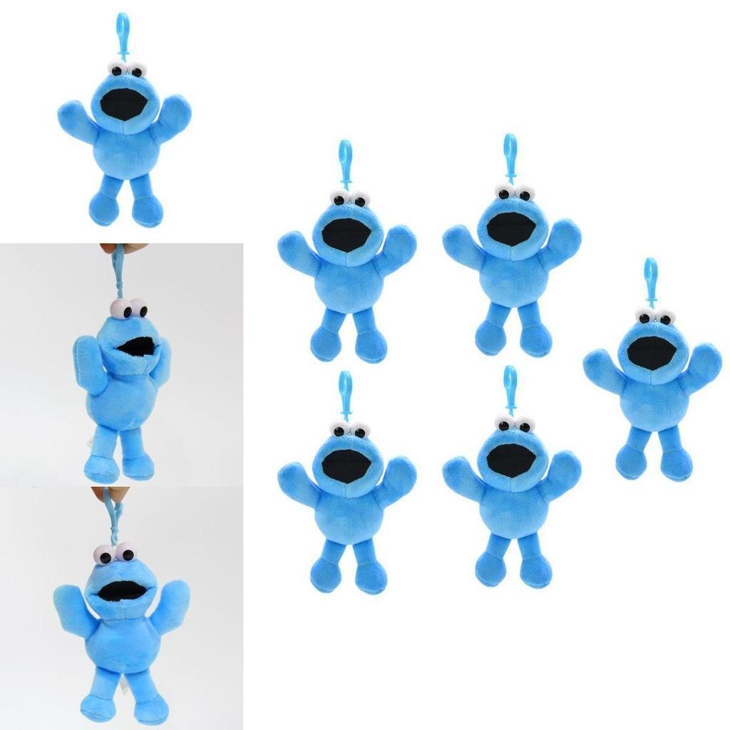 Adorable Sesame Street Cookie Monster Soft Plush Ornament Dolls For Kids Gifts