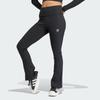 adidas Women's Black Rib Flared Casual Pants II8056
