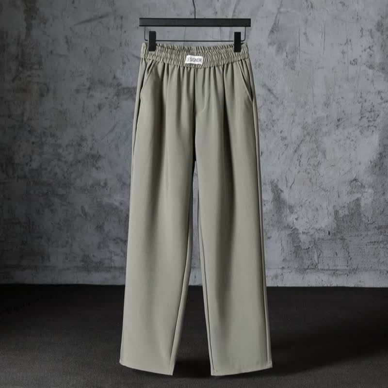 American Retro Solid Color Straight Wide-leg Casual Pants Men's and Women's Loose Casual Versatile Drape Pants