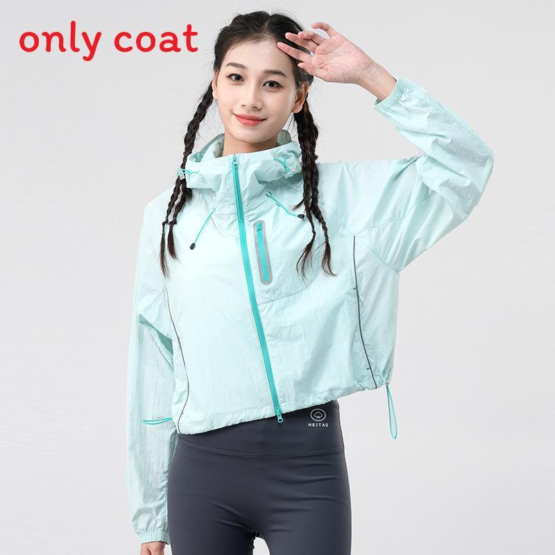 Outdoor Uv Protection Jacket With Breathable Nylon Fabric For Hiking And Camping