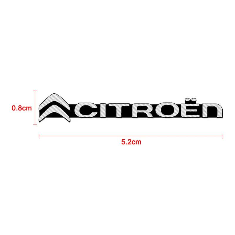 1/2/4pcs Car Audio Decorate 3D Aluminum Badge Emblem Sticker For Citroen C1 C3 C4 Grand Picasso C4L C5 C6 C8 VTS Aircross