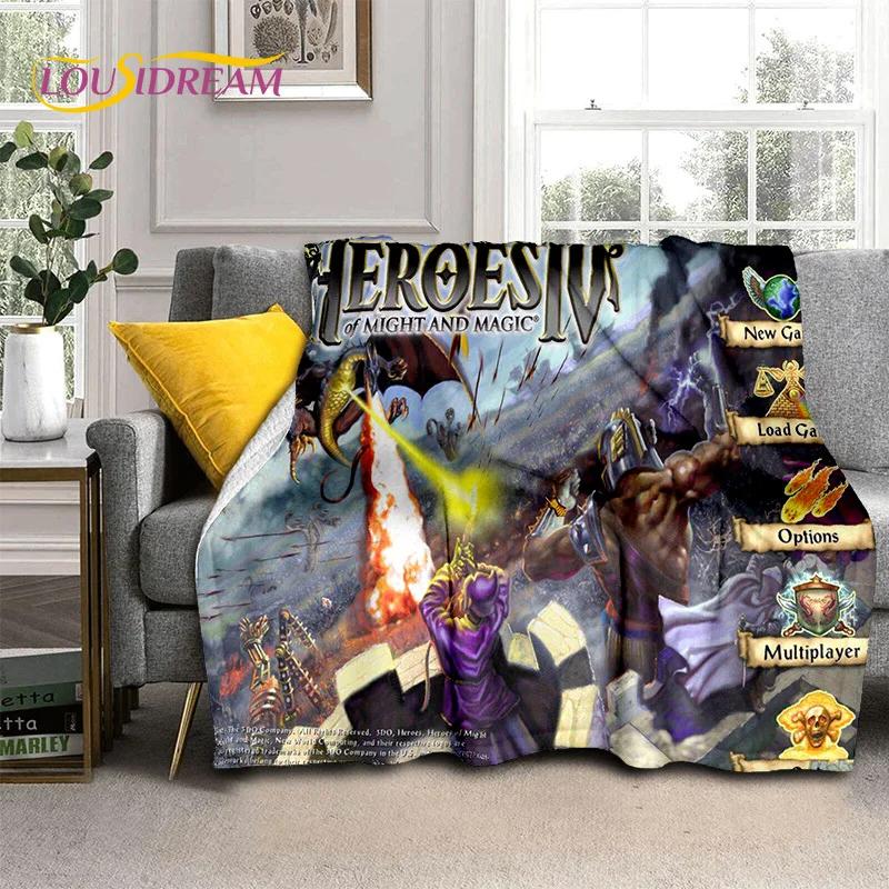 Heroes of Might and Magic Classics herní přikrývka, měkká přikrývka pro domácí ložnici pohovka pohovka piknik cestovní přikrývka do kanceláře