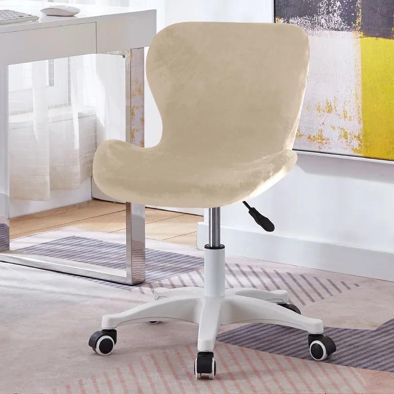 

Чехол на стул с изогнутой бабочкой из бархата, однотонный, для обеденных стульев, чехол из эластичного спандекса для стульев, для свадьбы в ресторане 1piece