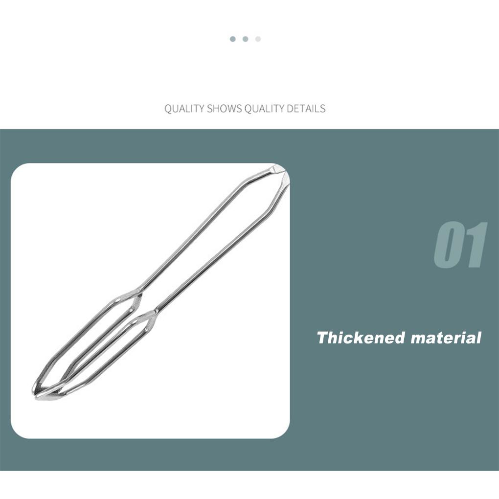 Food Clip Kitchen Tweezer Stainless Steel Long-lasting Multipurpose Non-stick Barbecue Accessories Chief Tongs