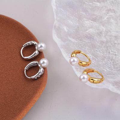 925 Sterling Copper Round Exquisite Zircon Earrings Fashionable And Luxurious Suitable For Women To Wear In Daily Life