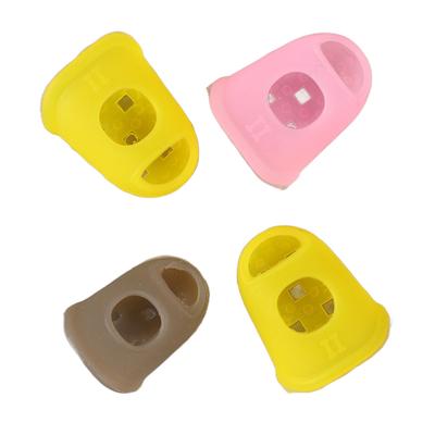 4 Stücke Gitarre Fingerschutz Silikon Anti Slip Fingertip Protector Schutz Abdeckkappe für Saiteninstrument