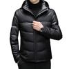 Echtes Leder Daunenjacke Herren Winter Neue verdickte warme Lederjacke Schaffell Lederjacke Herrenmantel