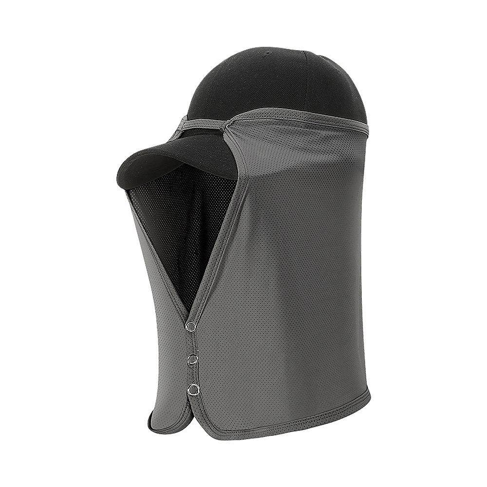 XTJ33 Quick-Dry Breathable Sun Hat with UV Protection & Detachable Face Shield for Outdoor Activities