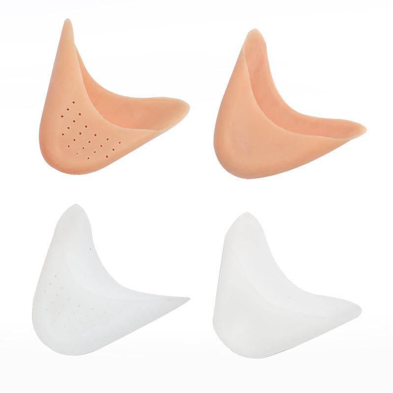 

Женские противоскользящие силиконовые балетные накладки для пальцев ног - Полуразмерные протекторы для передней части стопы V-Type with Holes