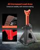 Jack Stands, 3 Ton (6,600 lbs) Capacity, 275-415 mm Adjustable Height, Heavy Duty Steel Jack Auto Stands with Double Locking, for Lifting SUV, Pickup,