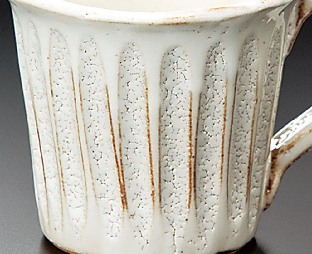 Soho Kiln Mug, Kohiki (Kneaded Finish), Shaved, 10 X 8.8cm (280cc), 752-24-493