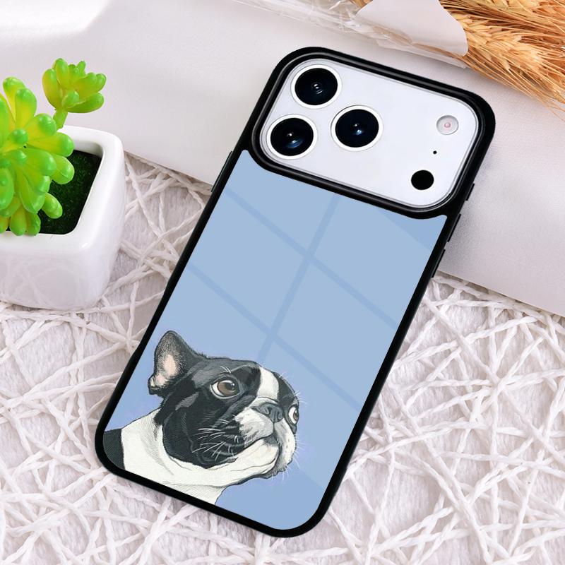 Französische Bulldogge Handyhülle für iPhone 17 Air 16 15 11 12 14 13 Pro Max Stoßfeste Hülle