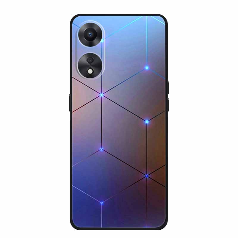 For OPPO A78 5G Case Fashion Silicone Soft TPU Back Cover For Oppo A58 A58X 5G OPPOA78 5G Phone Cases Shockproof CPH2483 Fundas