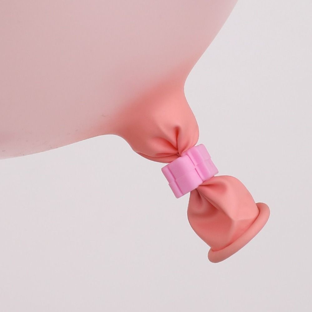 100pcs Colorful Balloon Clamps Plastic Material Balloon Decoration Accessories Wedding