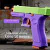 Multi-functional Soft Bullets Laser Toy Gun Shell Ejected Manual Continous Firing Double Mode Pistol with Target  Cs Prop
