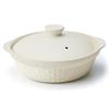 Common Earthenware Size Hard Direct-Fire Pot, 9, White, 31x28x14.5cm (H), Porcelain, Direct-Fire, T-974827