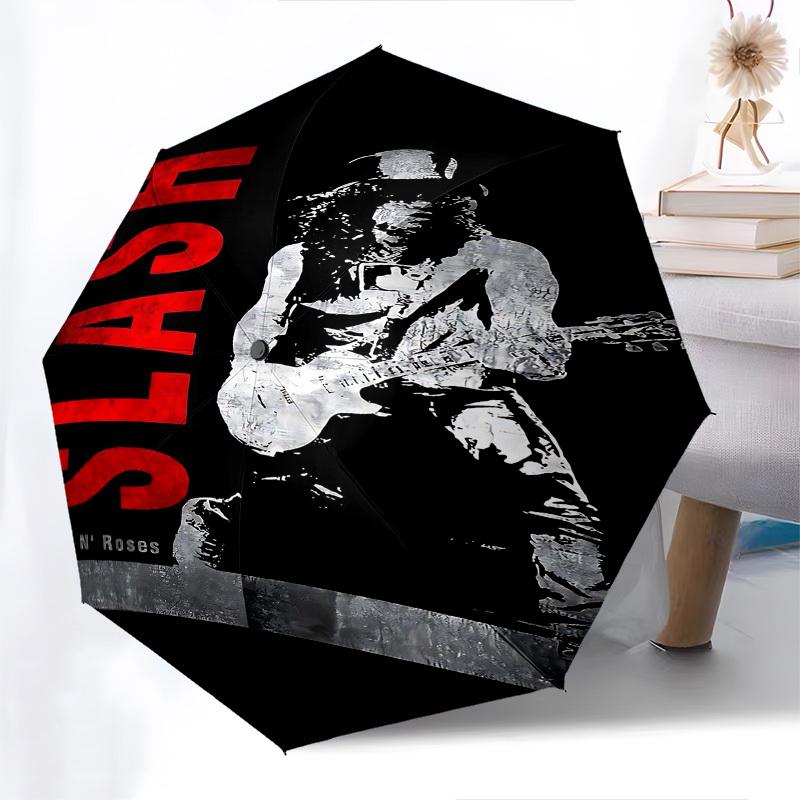 1pc Slash Guns N' Roses Automatic Open/Close Umbrella with 8-Rib Windproof Canopy10135
