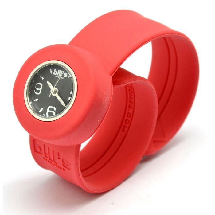 Watch Mini Coral Bracelet and Black Dial