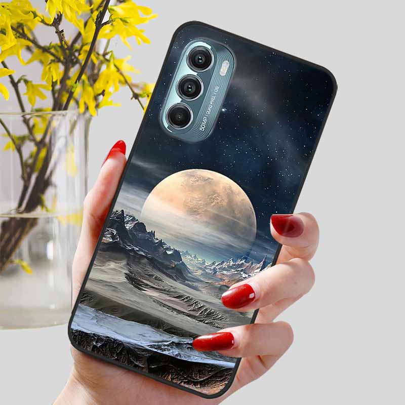 Fashion Lovely Cute Black TPU Silicone Phone Cover for Motorola Moto G Stylus 4G 5G 2022 Protect Soft Bumper Shells Coque Capa