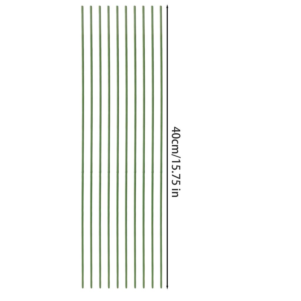 Plant Support Stakes with Orchid Plant Clips for Indoor and Outdoor Garden Tomato Rose Flower Holder Stick Supports Rod Tools