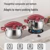 COOKER KING 304 Stainless Steel Adjustable Pressure Cooker