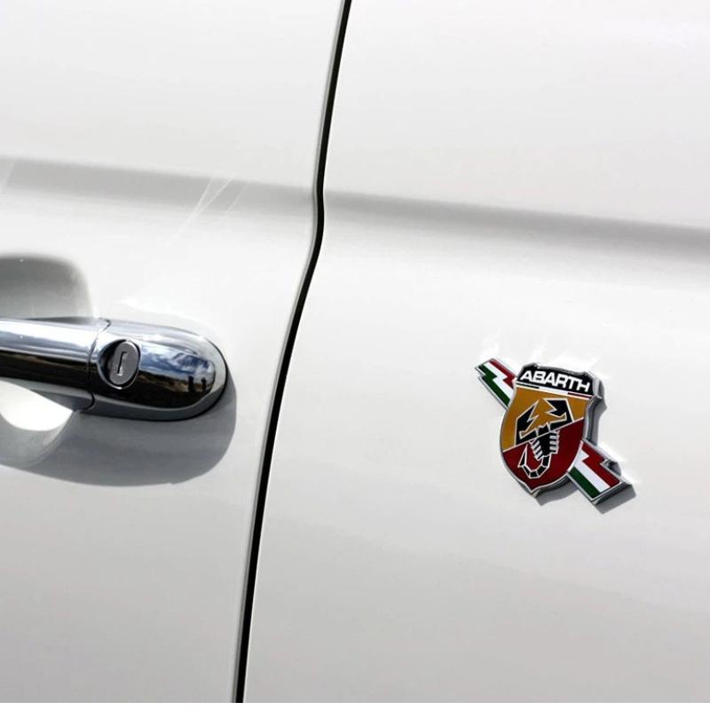 3D Abarth scorpion metal Car Fender side logo Rear Bumper tail door trunk car rear Emblem sticker styling Accessories