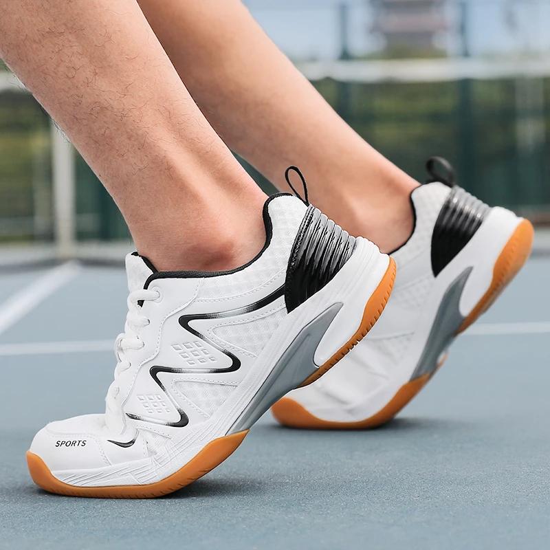 Men Badminton Shoes Outdoor Competition Sneakers High Quality Handball Table Tennis Shoes Couple Wear Resistant Volleyball Shoes