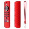 Silicone Remote Control Cover for fire TV Stick 4K Controller Anti-drop Dustproof Tv Remote Case Shell with Lanyard