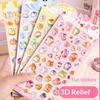 3D Embossed Animal Series Sticker Cute Decor For Handcrafts, Notebooks, Device Embellishment & Gifts Anime Worlds Store