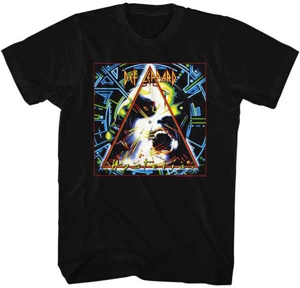 Def Leppard Hysteria Faces Men s T Shirt Rock Band Music Merch M
