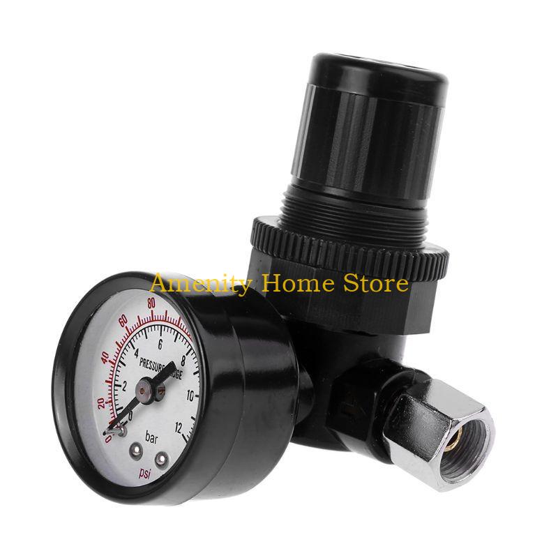 F26C Air Pressure Regulator with Gauge Control Adjusting for Valve for Air