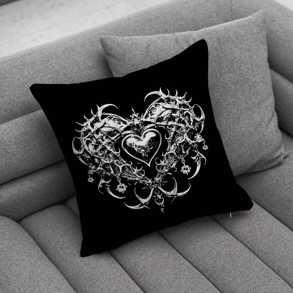 Gotisch Coquette Cybersigilismus Kissenbezug Kissenhülle Heim Sofa Kissen Auto Kissen Kissenbezug Büro Kissenhülle Kissen