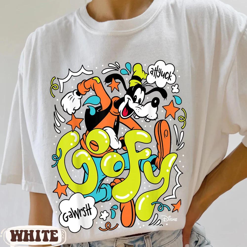Goofy Doodle Graphic Tshirt Goofy Ahyuck Gawrsht S