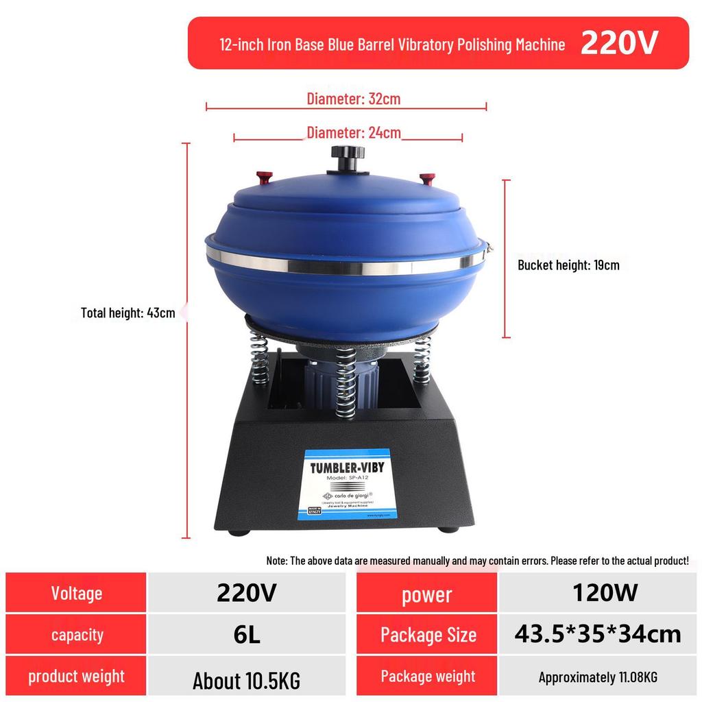 Wenwan Jade & Jewelry Electric Vibratory Polishing and Grinding Machine with Silicon Carbide