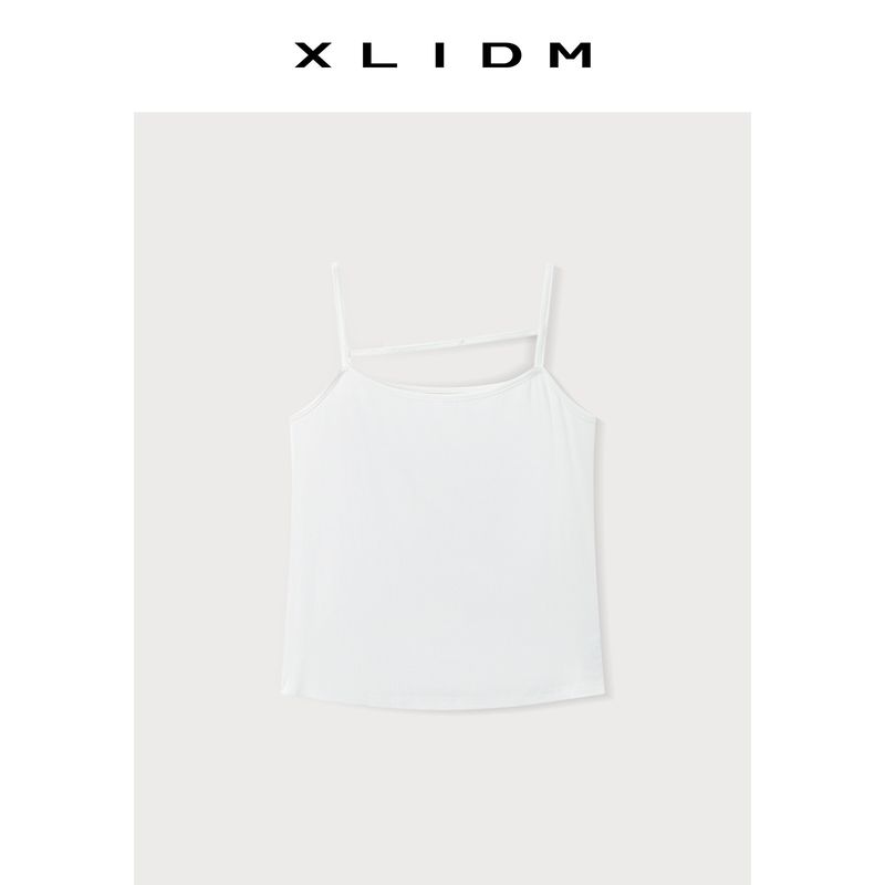 

Plus Size Plus Size Ladies Double-Sided Wear Stylish Easy Matching Sling Cow White (Spot) XL(Suitable for 130 to 75kg)