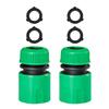 1/2" End Double Male ABS Quick Connector Garden Watering Hose Joint Adapter Extender Set for Pipe Tube